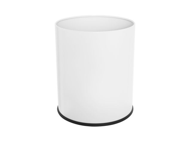Corby - Pattumiera a strato singolo bianco Thornton 9 l