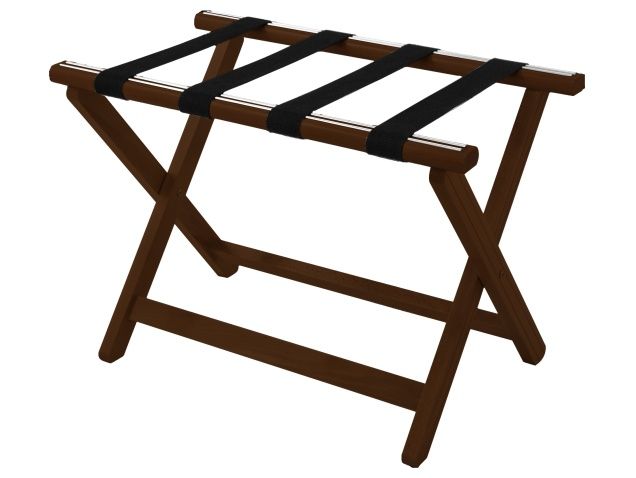 Corby - Portabagagli legno scuro 48,5 x 65,5 cm York