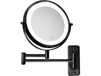 Corby - Specchio a led montaggio a parete 32 cm Winchester nero