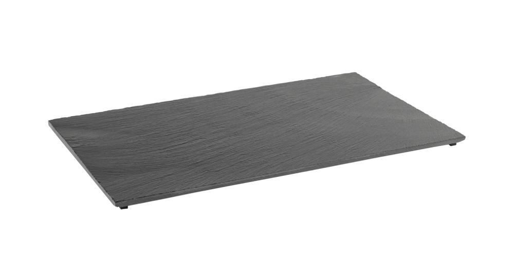 APS - GN 1/1 Vassoio ardesia naturale &quot;Valo&quot; 32,5 x 53 cm