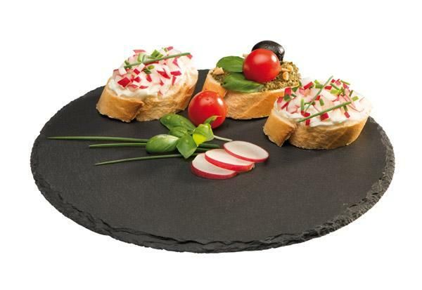 APS - Vassoio ardesia naturale 22 cm