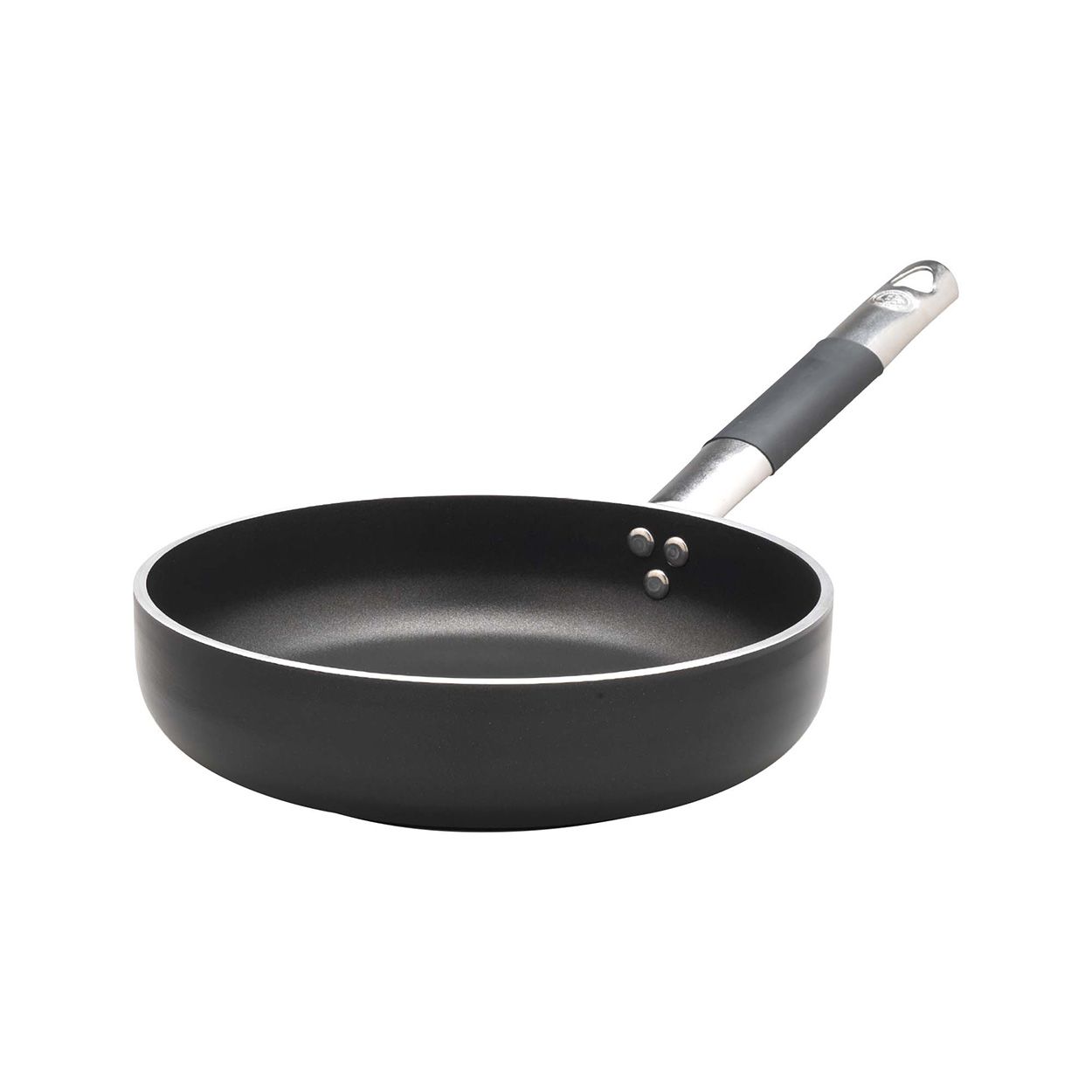 Agnelli - Padella Cilindrica 1 Manico 24 cm Al Black - 5 mm - Radiante