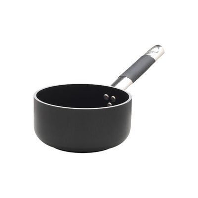 Agnelli - Casseruola Alta 1 Manico 20 cm Al Black - 5 mm - Radiante