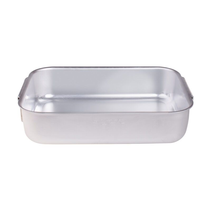Agnelli - Rostiera Rettangolare 2 Manici 55 x 36 cm Forno - Alluminio - 3 mm