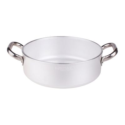 Agnelli - Casseruola Bassa 2 Manici 45 cm Alluminio - 5 mm - Radiante