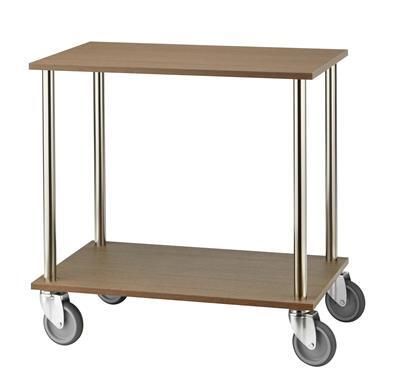 Abert - Carrello di servizio 80 x 50 cm Rovere Chiaro