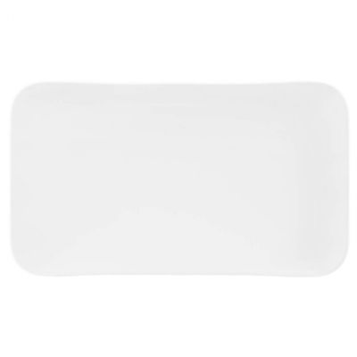 Seltmann - Coup fine dinning - Piatto coupe rettangolare 35x20cm M5385  Bianco