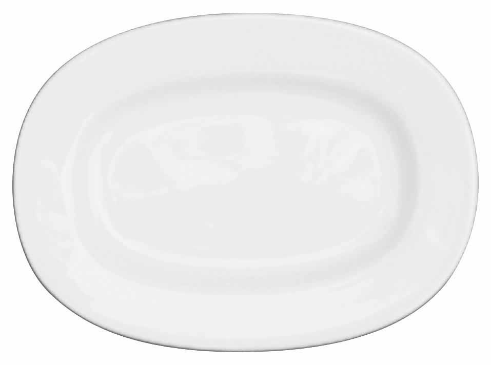 Churchill - Piatto ovale 33 cm White