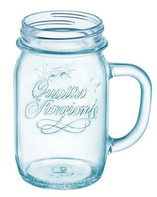 Barattolo Con Manico 41,5 cl Azzurro Quattro Stagioni - Bormioli Rocco
