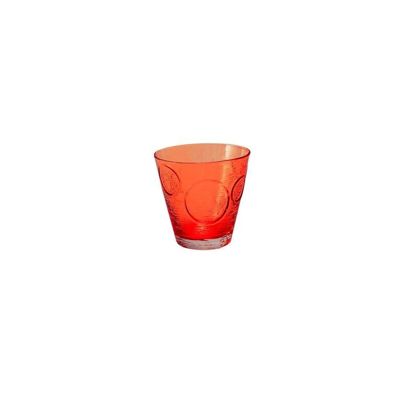 Tirolix - Bicchiere Acqua 30 cl Rosso Circle