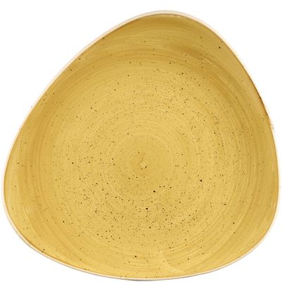 Churchill ​- Piatto triangolare 26,5 cm Mustard Seed Yellow