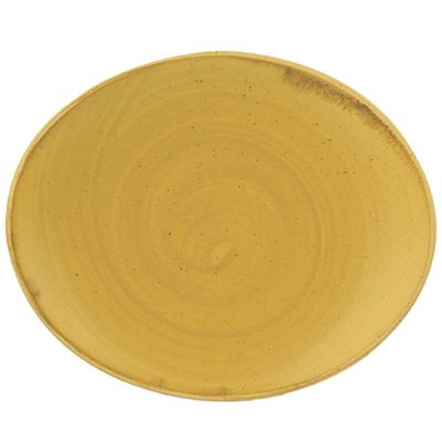 Churchill - Piatto ovale 19,2 x 16 cm Mustard Seed Yellow