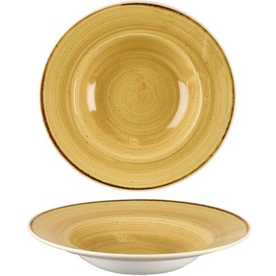 Churchill - Piatto fondo con falda 28 cm Mustard Seed Yellow
