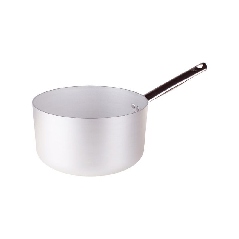 Agnelli - Casseruola Alta 1 Manico 22 cm Alluminio 105 - 3 mm
