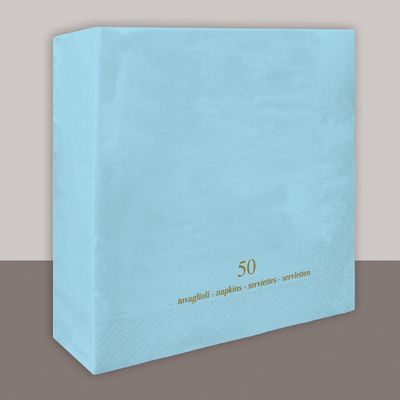 Tovagliolo Azzurro 2 veli 40x40 cm - Tirolix