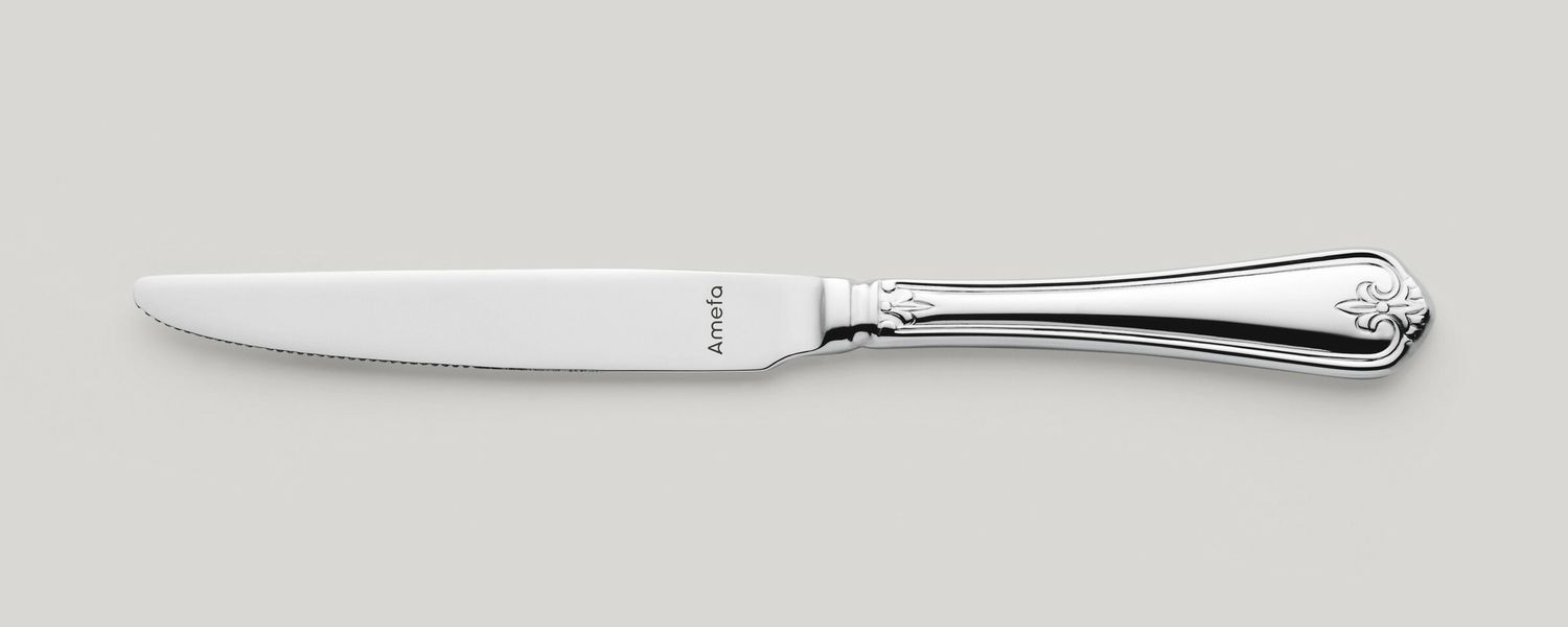 Amefa - Coltello da dessert manico pieno 225 mm Duke