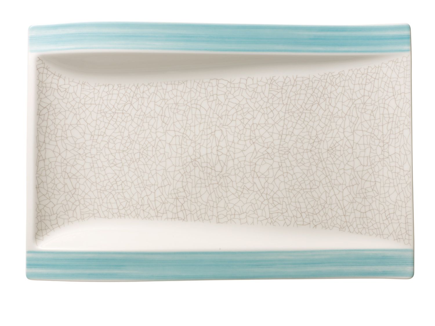 Villeroy &amp; Boch, Amarah Aquamarin - Piatto piano rettangolare 37 x 25 cm