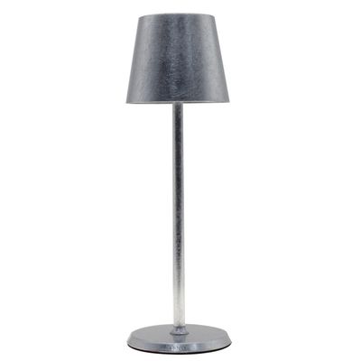 Feng - Lampada tavolo led 10 x 34 cm Argento Lumiere Round