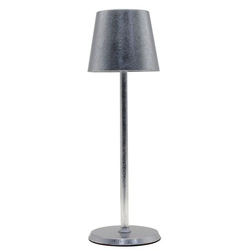 Feng - Lampada tavolo led 10 x 34 cm Argento Lumiere Round