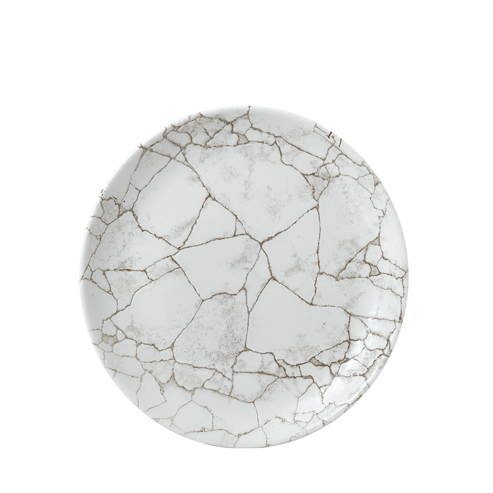 Churchill - Piatto piano 28,8 cm Kintsugi Agate Grey Studio Prints
