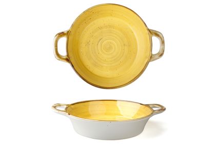 Lioness - Tegamino 2 manici giallo 20 cm Just