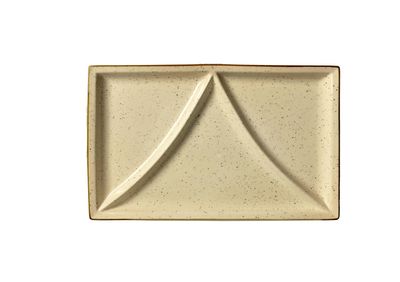 Lioness - Piatto rettangolare 36,5 x 23 cm Justcolor Cream