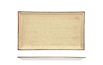 Lioness - Piatto rettangolare 31 x 18 cm Justcolor Cream