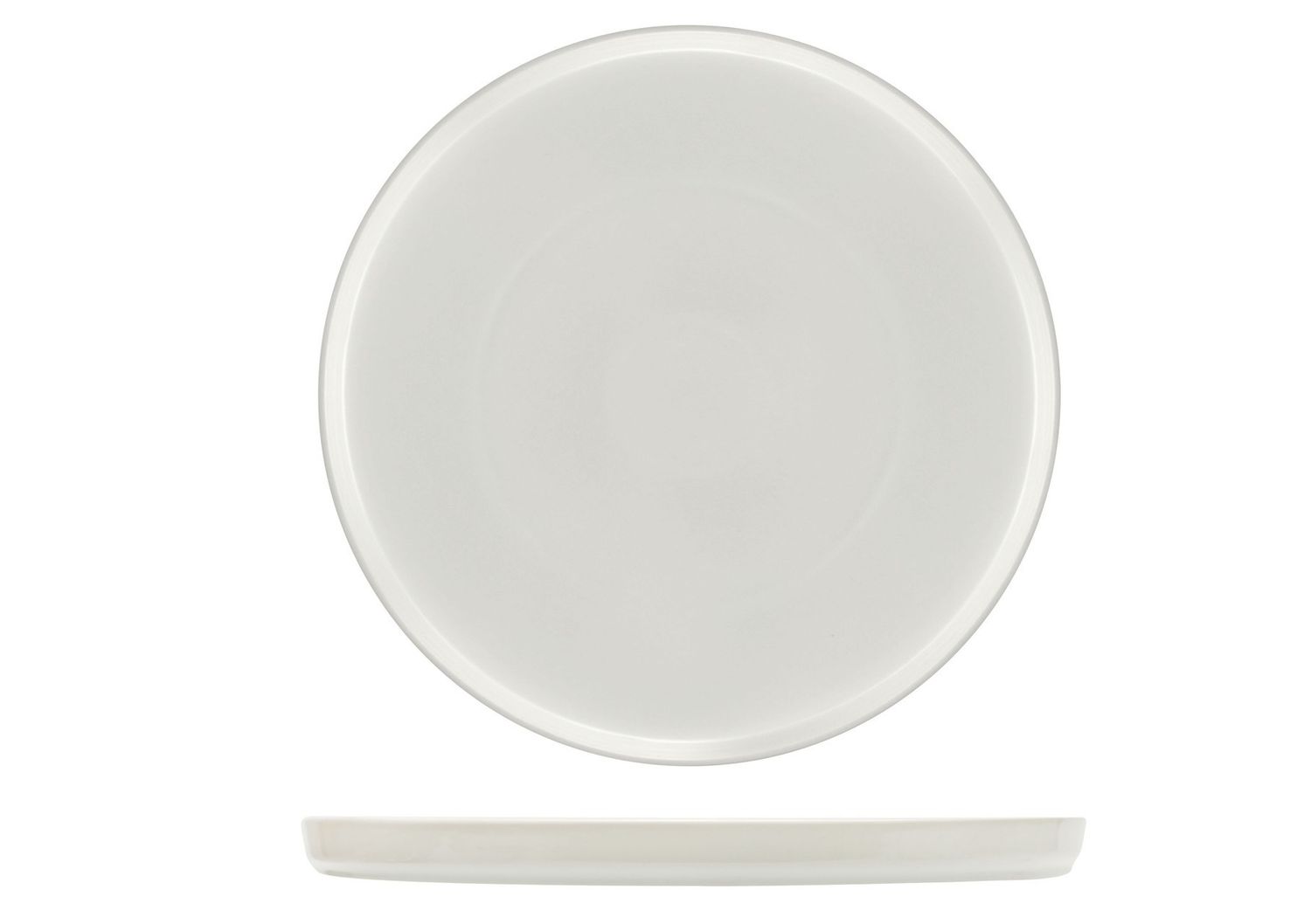 Lioness - Piatto tondo nordic 25,7 cm Justwhite