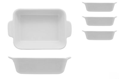 Lioness - Mini casseruole rettangolari 3 pezzi 13,8 cm Justwhite