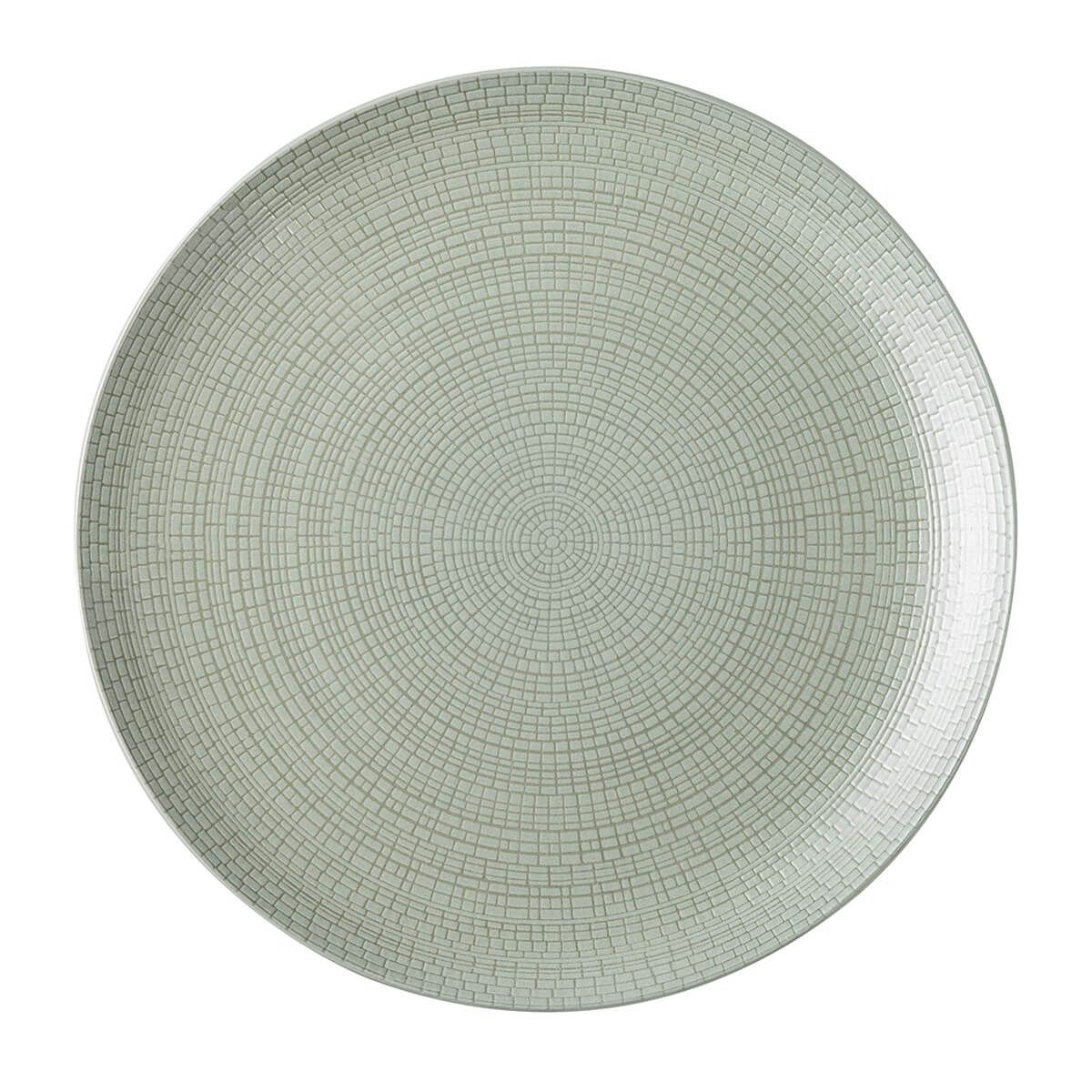 Degrenne - Piatto piano 31,5 cm Jade Green Modulo Nature