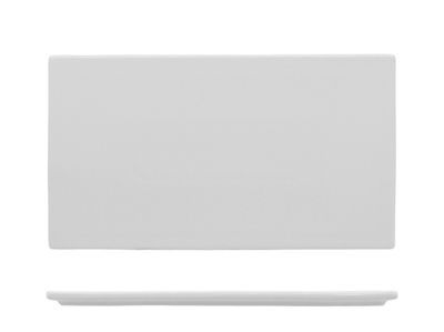 Feng - Piatto base gourmet rettangolare 25,4 x 14,5 cm Planko