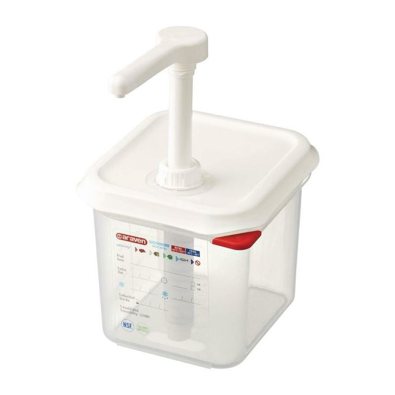 Dispenser Salse Con Erogatore 2,6 lt Polipropilene - Araven