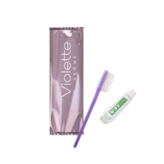 Tirolix - Set igiene orale 2 pezzi Violette Arome