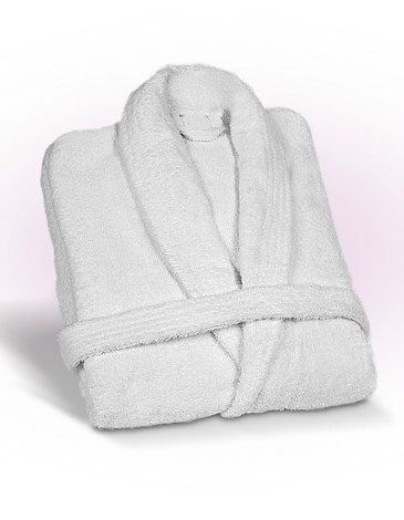 Tirolix - Accappatoio in spugna 450 g Bianco