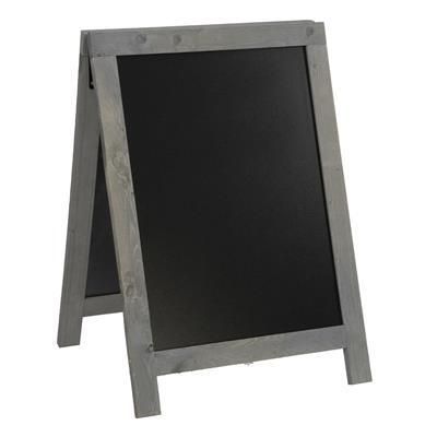 Securit -  Lavagna Sandwich 85 x 54 cm Nature Grigio