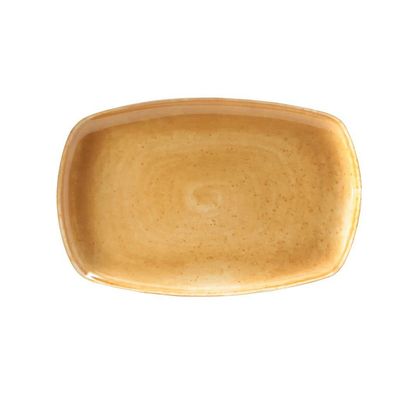 Tirolix - Piatto Rettangolare 30,5 x 20 cm Ocra Matiz