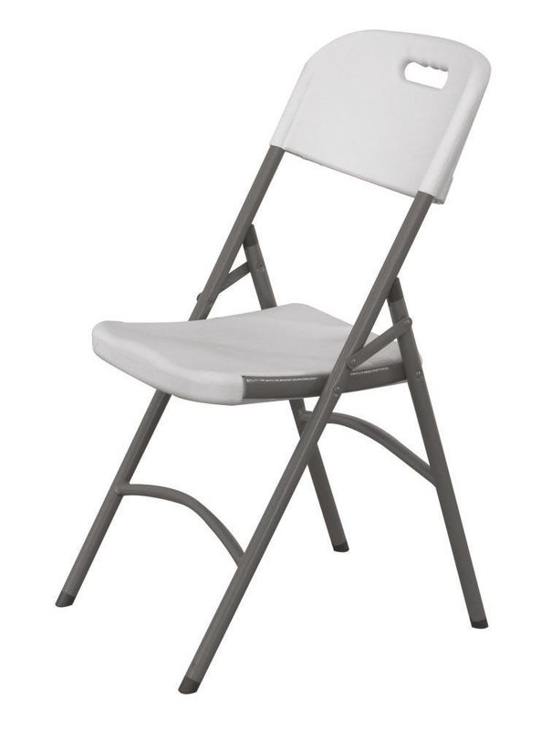 Hendi - Sedia per catering bianca 54 x 44 cm