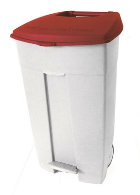 Pattumiera Raccolta Differenziata 120 lt Rosso Contiplast - Medial