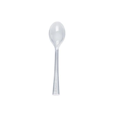 Byo - Cucchiaio trasparente in polistirene 10 cm