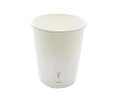 Byo - Bicchiere in carta bianco 250 ml