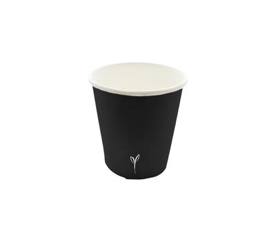 Byo - Bicchiere caffè in carta nero 80 ml