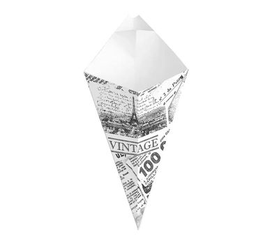 Byo - Cono stampato in cartoncino 28 cm