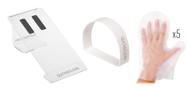 Byo - 1 base magnetica in plexiglass da banco e bracciale + 5 manopole
