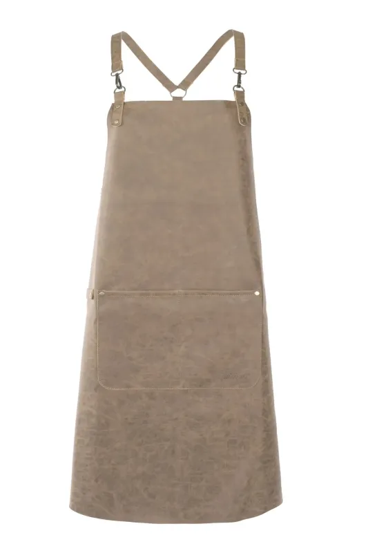 Grembiule ecopelle 64 x 85 cm Taupe - Tirolix