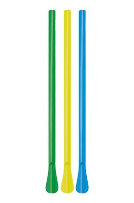 Byo - Cannucce per frappè colorate in pla 21 cm