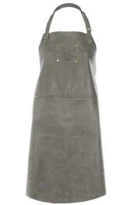Grembiule ecopelle con logo 64 x 85 cm Grigio - Tirolix