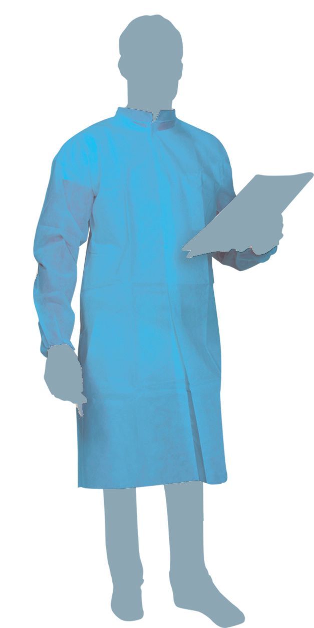 Byo - Camice blu monouso in tnt taglia XL Vest