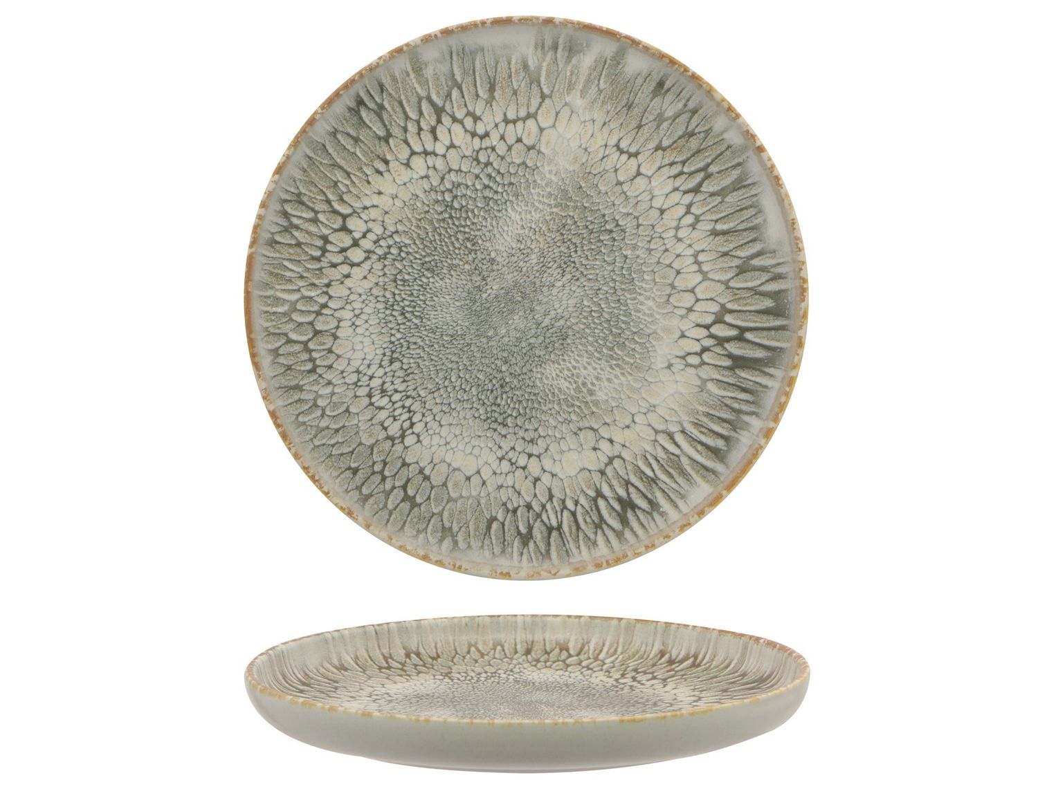 Mesa Ceramics - Piatto piano bordo alto 33 cm Dust