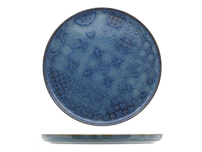 Mesa Ceramics - Piatto piano bordo alto 22 cm Azulejo