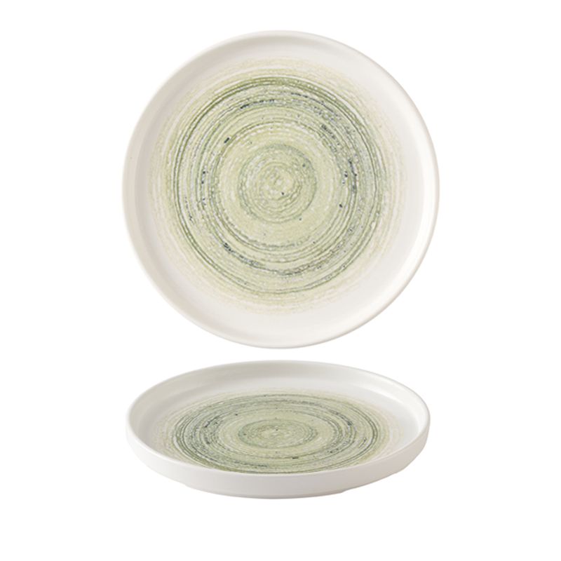 Churchill - Piatto con bordo verticale 21 cm Elements Fern